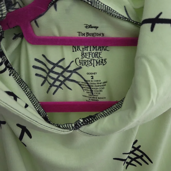 Torrid Disney The Nightmare Before Christmas Oogie Boogie Mini Hooded Dress NWT - Picture 8 of 11